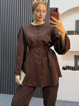 Kahverengi Vera İkili Takım