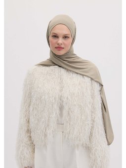Bambu Penye Sıcak Gri Şal