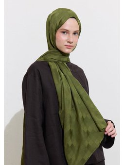 Nori İpeksi Jakar Haki Şal