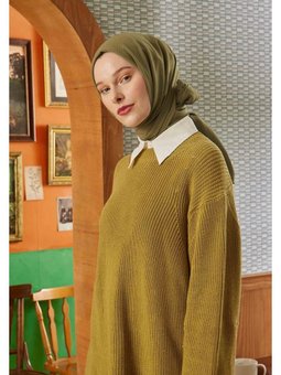 Pamuk Crash Haki Şal