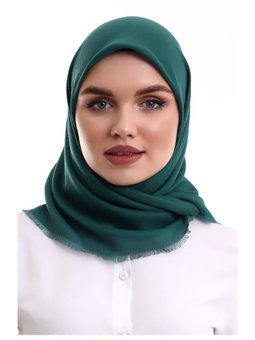 Pamuklu Pano Düz Desensiz Örtü Koyu Yeşil