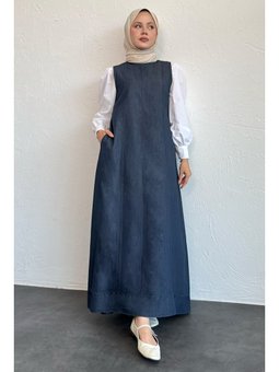 Salaş Mavi Kot Jile Elbise