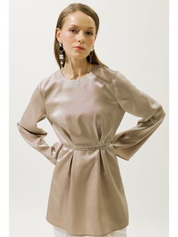 Hana Organze Vizon Bluz