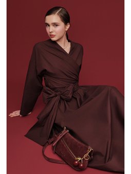 Kimono Tarz Premıum Bordo Gömlek