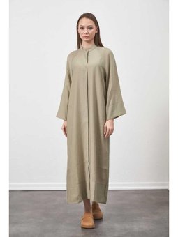 Ferace Modal Çağla Elbise