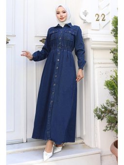 Beli Lastikli Kot Ferace Koyu Mavi