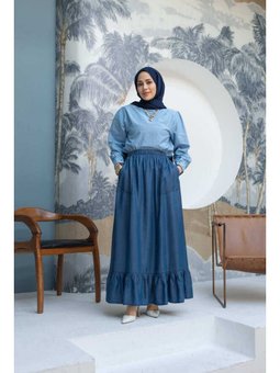 Tensel Etek Koyu Mavi