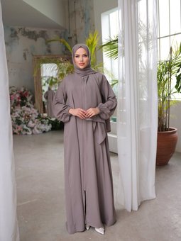 Vizon Medine İpeği Şallı Namaz Elbise