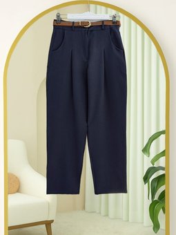 Pileli Cepli Kemerli Bilek Laci Pantolon