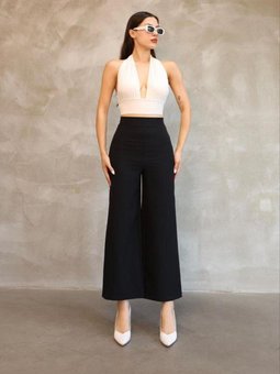 Siyah Mango Model Pantolon