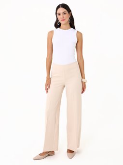 Palazzo Bej Pantolon