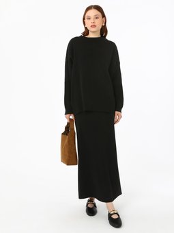 Triko Etekli Siyah Takım