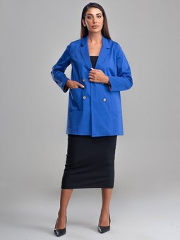 Blazer Saks Mavisi Ceket