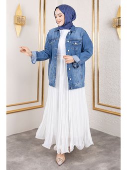 Cepli Denim Mavi Ceket