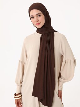 Premium Penye Aci Kahve Şal