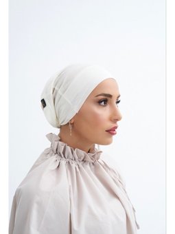 Solid Colors Lyocell Seri Boru Bone Ekru