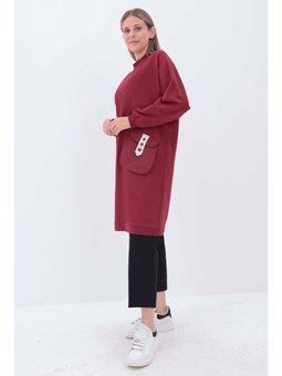 Aksesuar Cepli Sweat Tunik Gül