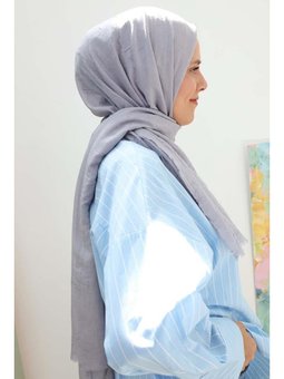 Bambu Kraş Şal Gri