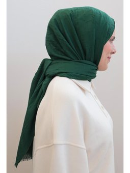 Bambu Kraş Şal Zümrüt Yeşili