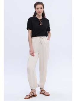 Jogger Pantolon Ekru