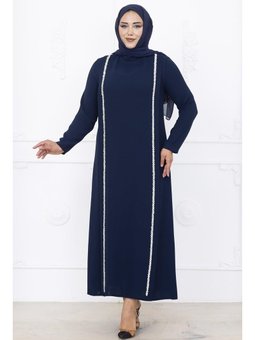 Yakut Lacivert Abiye Elbise