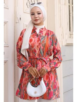 Desenli Kiremit Gömlek