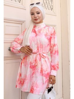 Desenli Pudra Gömlek