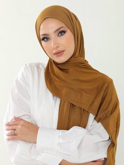 Luxury Penye Hardal Şal