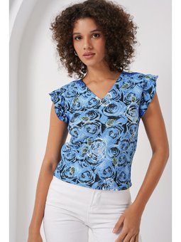 Örme Açık Mavi Bluz