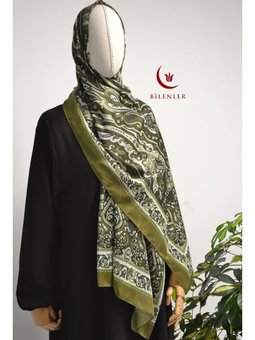 Etnik Desenli Pamuklu Şal – 70x190 Cm