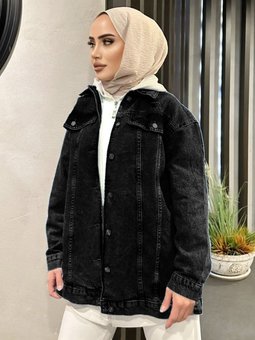 Denim Siyah Ceket
