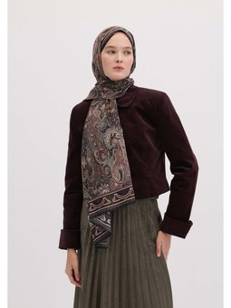 Amora Desen Siyah Şal