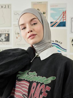 Athletıc Hıjab Gümüş