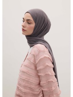 Bambu Penye Lavanta Şal