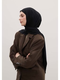 Bambu Penye Siyah Şal