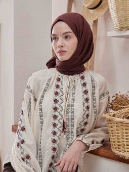 Bambu Şal Kızılcık