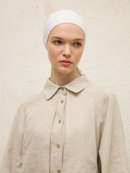 Dikişsiz Düz Bone(eva) Beyaz