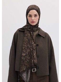 Freesıa Desen Şal Kakao