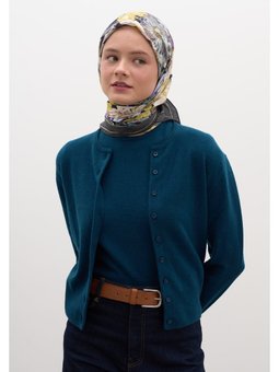 Jasmıne Joy Desen Pamuklu Viskon Füme Eşarp