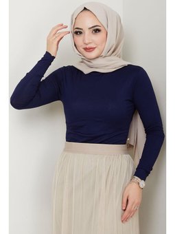 Balıkçı Yaka Body Lacivert