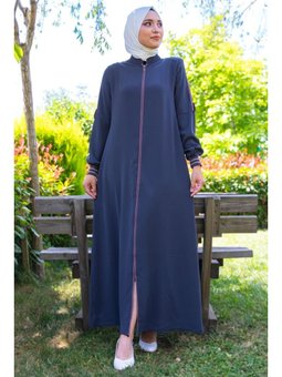 Biye Detaylı Antrasit Ferace