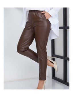 Beli Lastikli Deri Pantolon