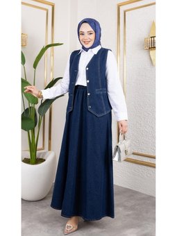 Etek 2'li Takım Kot Yelek