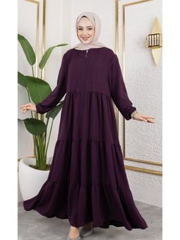 Fermuarlı Cepli Ayrobin Ferace