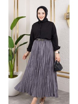 Kırışık Keten Etek