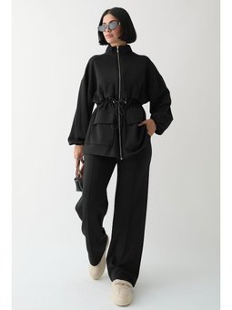 Çift Cep Biyeli Siyah Oysho Takım