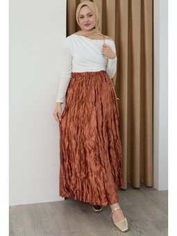 Saten Kraş Taba Etek