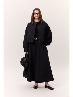 Premıum Fermuarlı Siyah Ceket