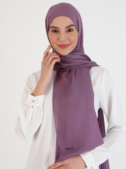 Kristal Krep Lila Şal