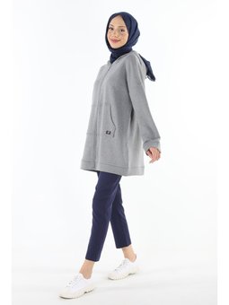 1929_fermuarlı Sweatshirt